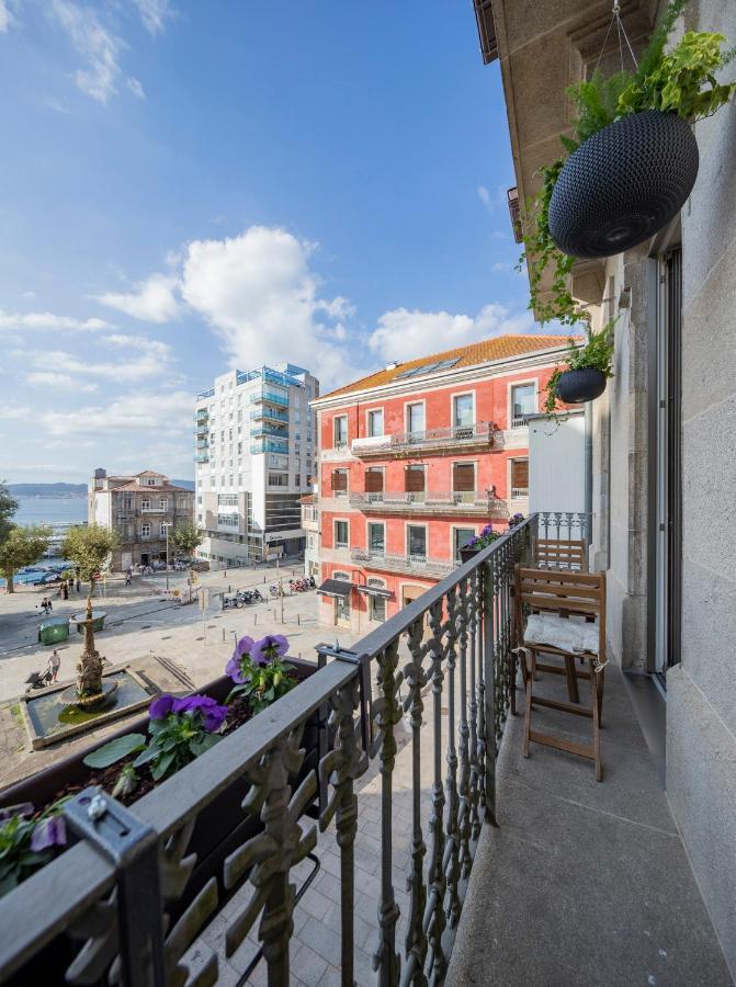 Refugio De Paz Y Encanto En El Corazon De Vigo Con Vistas Al Mar 외부 사진