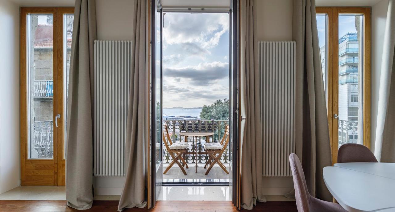 Refugio De Paz Y Encanto En El Corazon De Vigo Con Vistas Al Mar 외부 사진