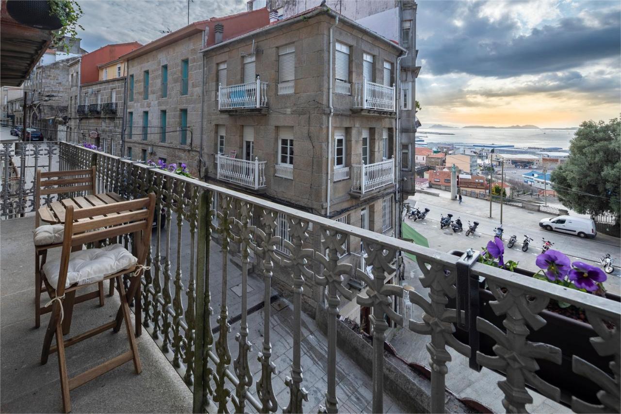 Refugio De Paz Y Encanto En El Corazon De Vigo Con Vistas Al Mar 외부 사진